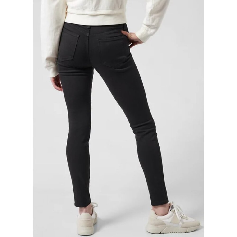Athleta Flex Ultra Skinny Jean Pant in Black, Size 6 Petite - Picture 2 of 7